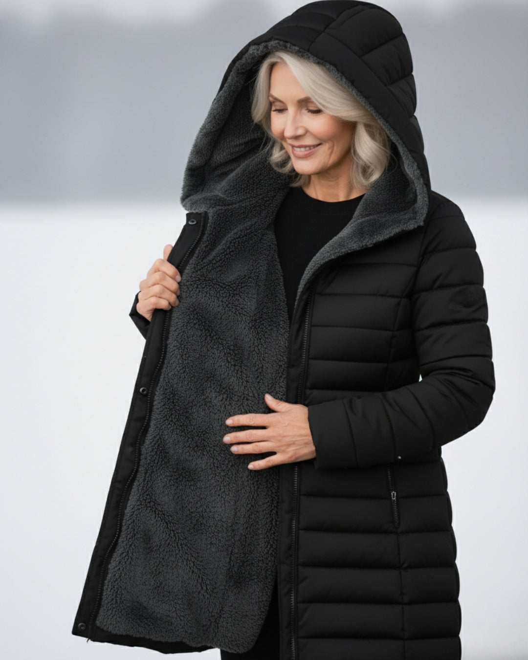 Marguerite™ — Veste matelassée chaude confortable élégante