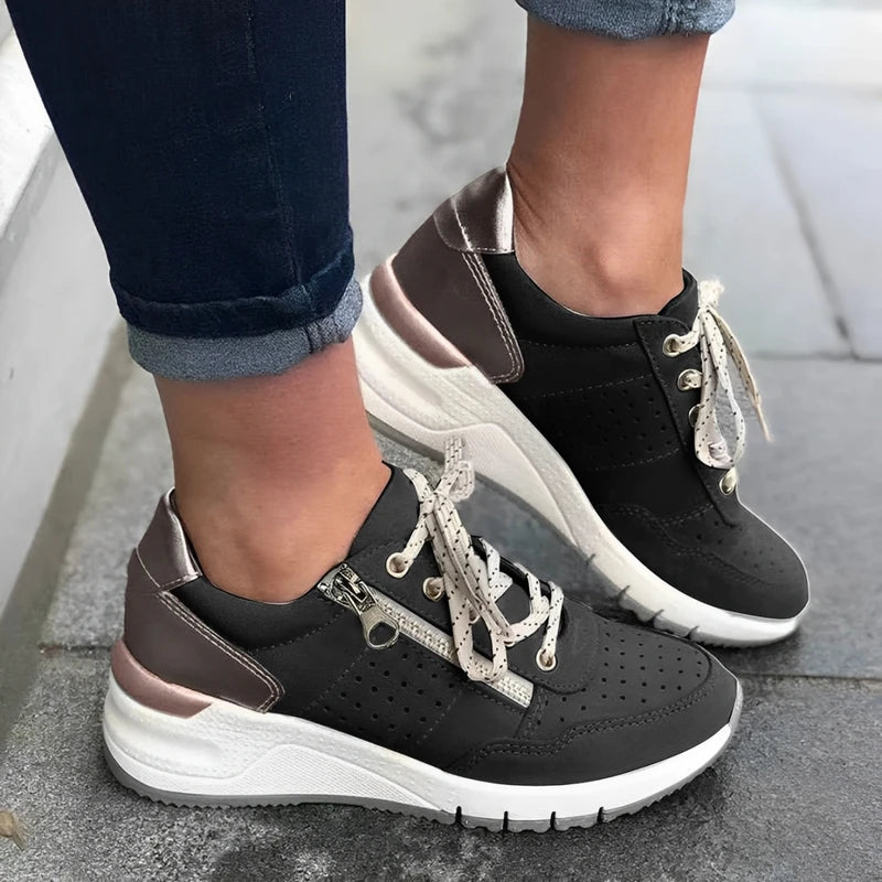 Chaussures Confort Orthopédiques à Zip Latéral