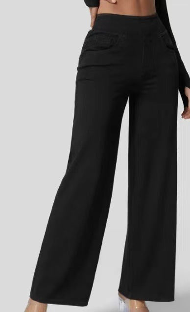 Héloïse™ — Pantalon large fluide confortable élégant
