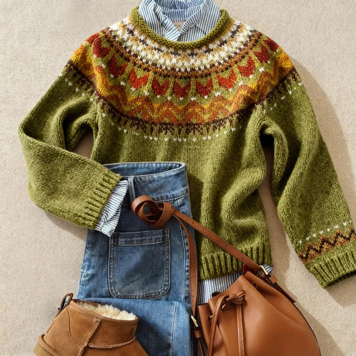 Ardent™ | Pull Vintage Classique en Maille