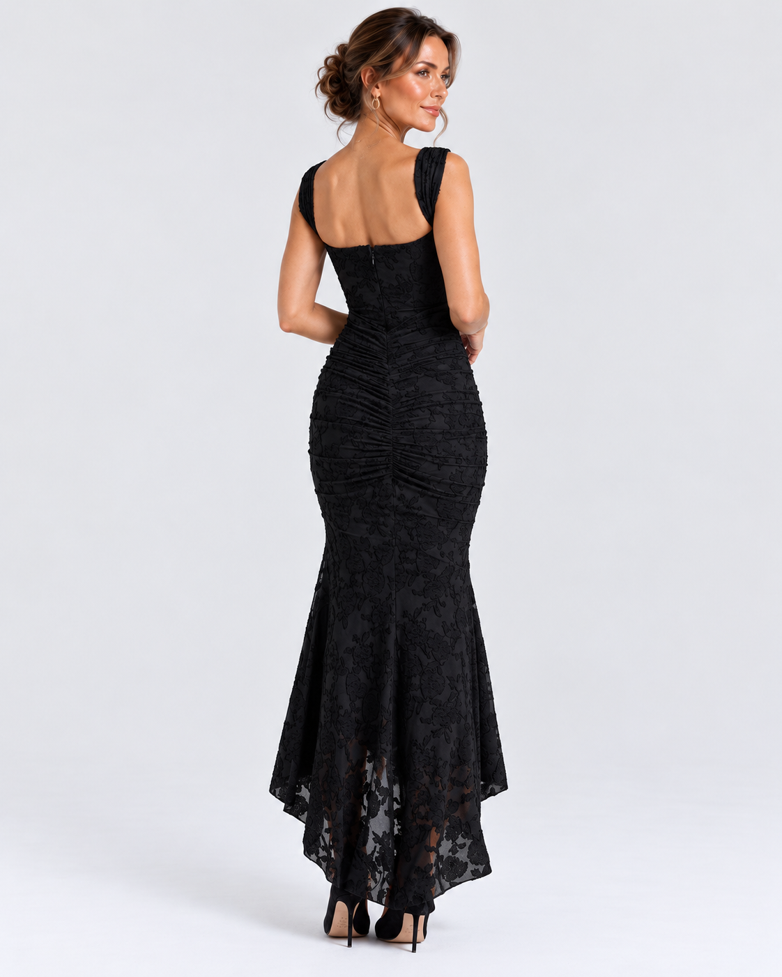 Sarah | Robe Longue Fleurie Corsetée