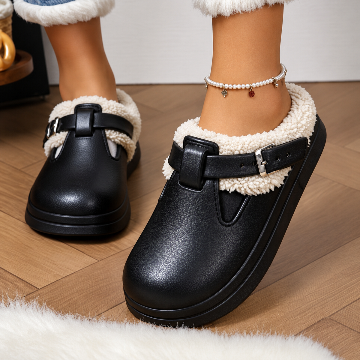 Camille | Pantoufles chaudes, élégantes et confortables