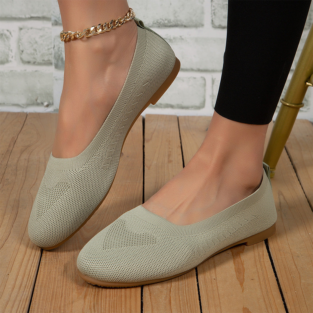 Ballerines Souples en Maille Brigitte