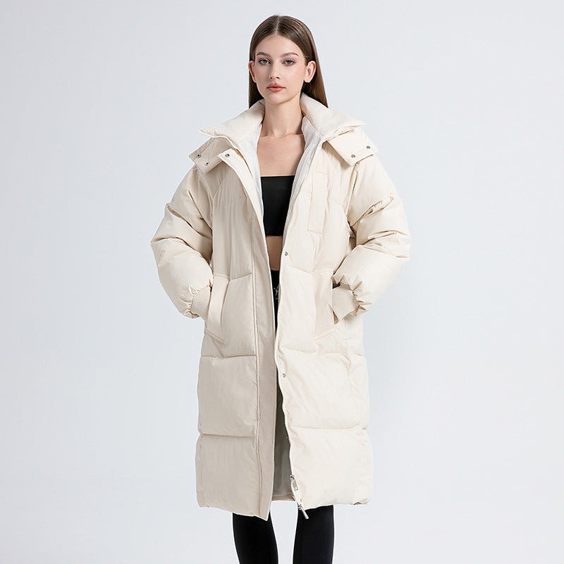 Clarisse™ — Manteau long matelassé élégant hivernal