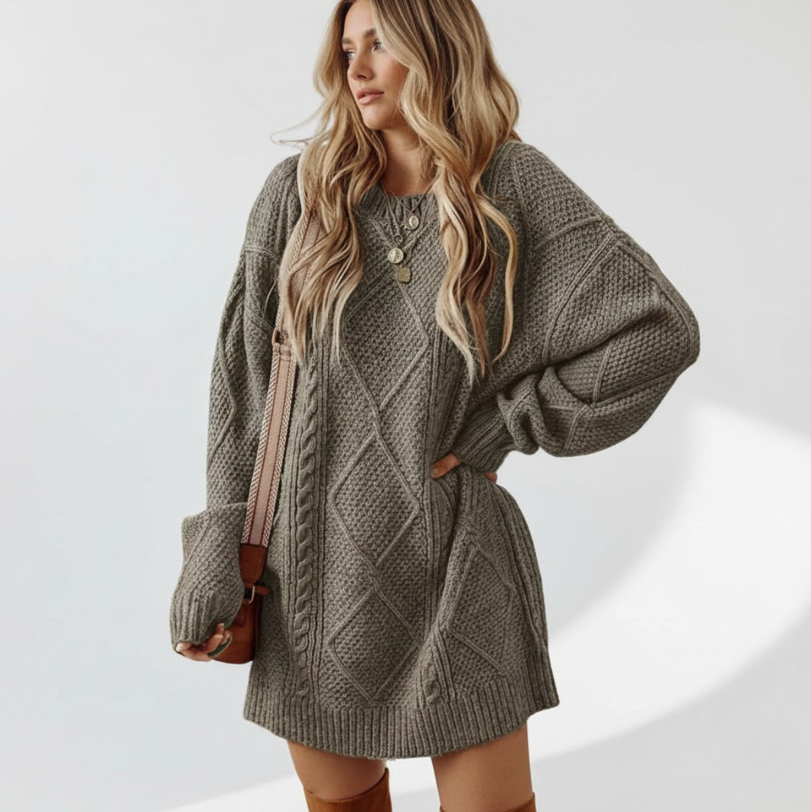Madeleine™ — Robe tricot élégante et confortable