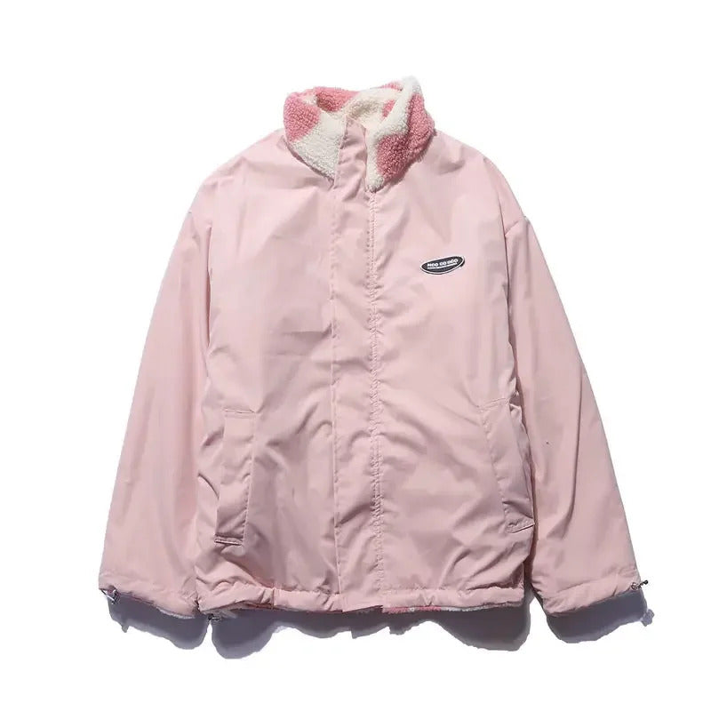 Katharina™ | Veste Réversible à Cœur – Élégance et Douceur Polyvalente