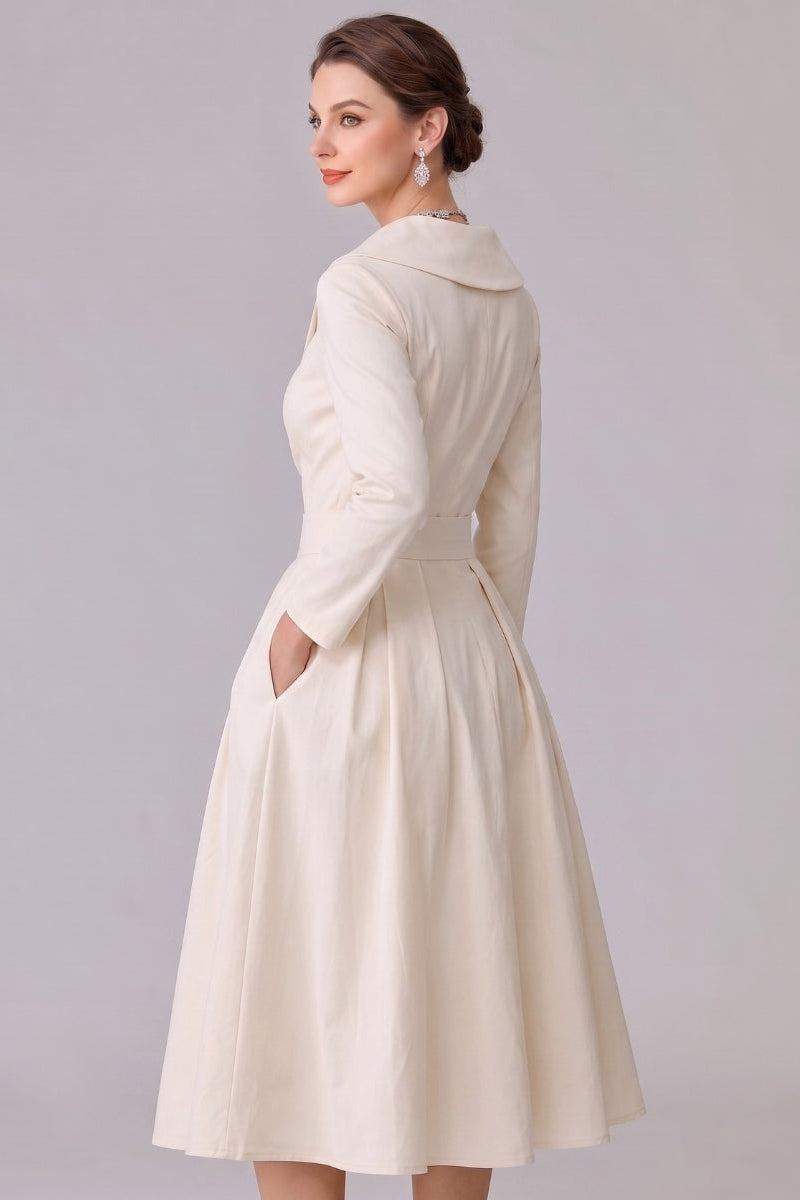 Yan | Women's Elegant Midi Dress