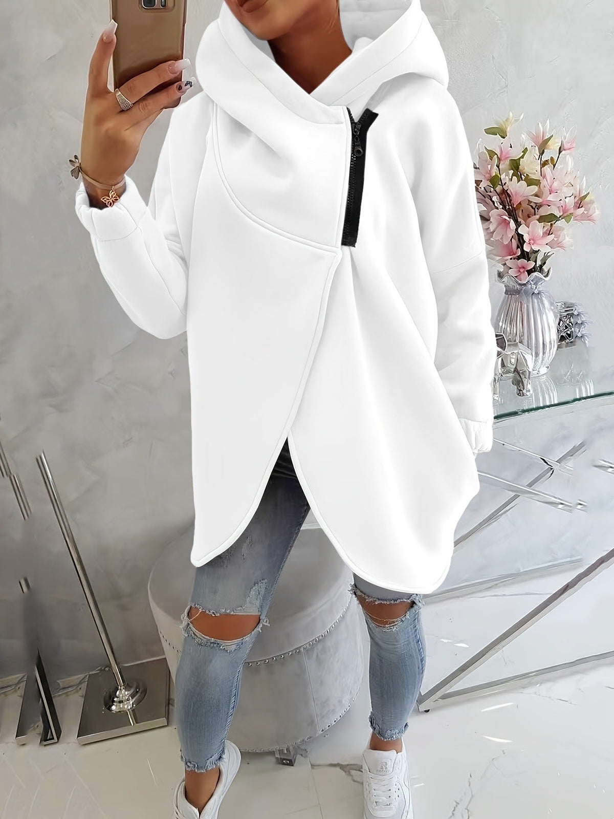 ÉLODIE™ | Veste Zippée Décontractée pour Femme
