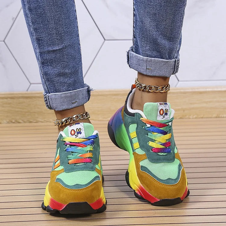 Isolina | Baskets Colorées Confortables