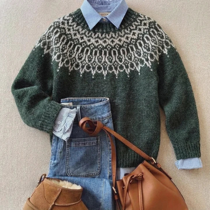 Tundra™ | Pull Vintage Classique en Maille