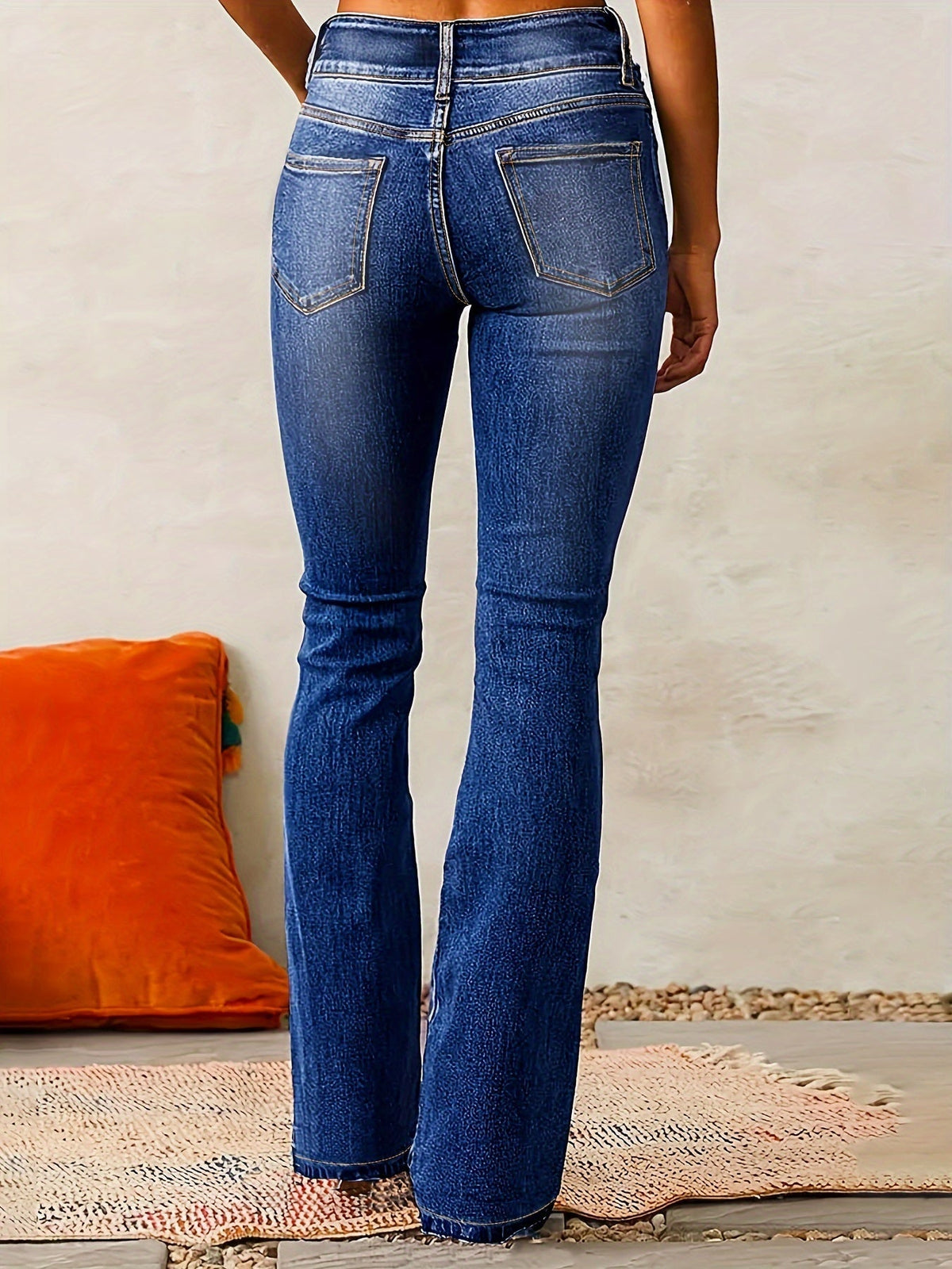 Ariane | Jean évasé taille haute stretch