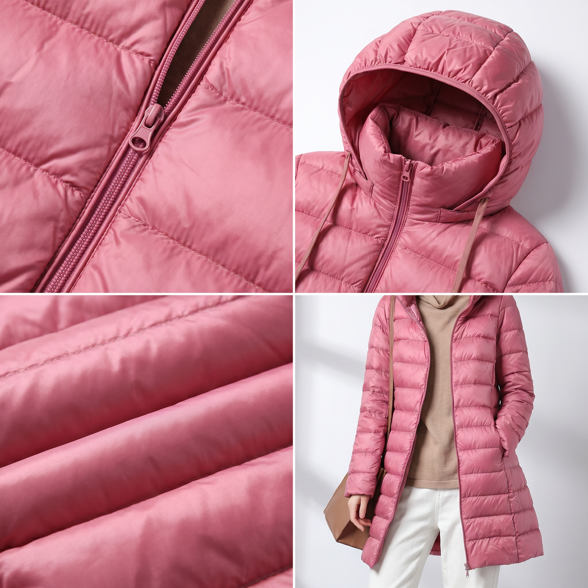 Feathra | Veste légère à capuche amovible