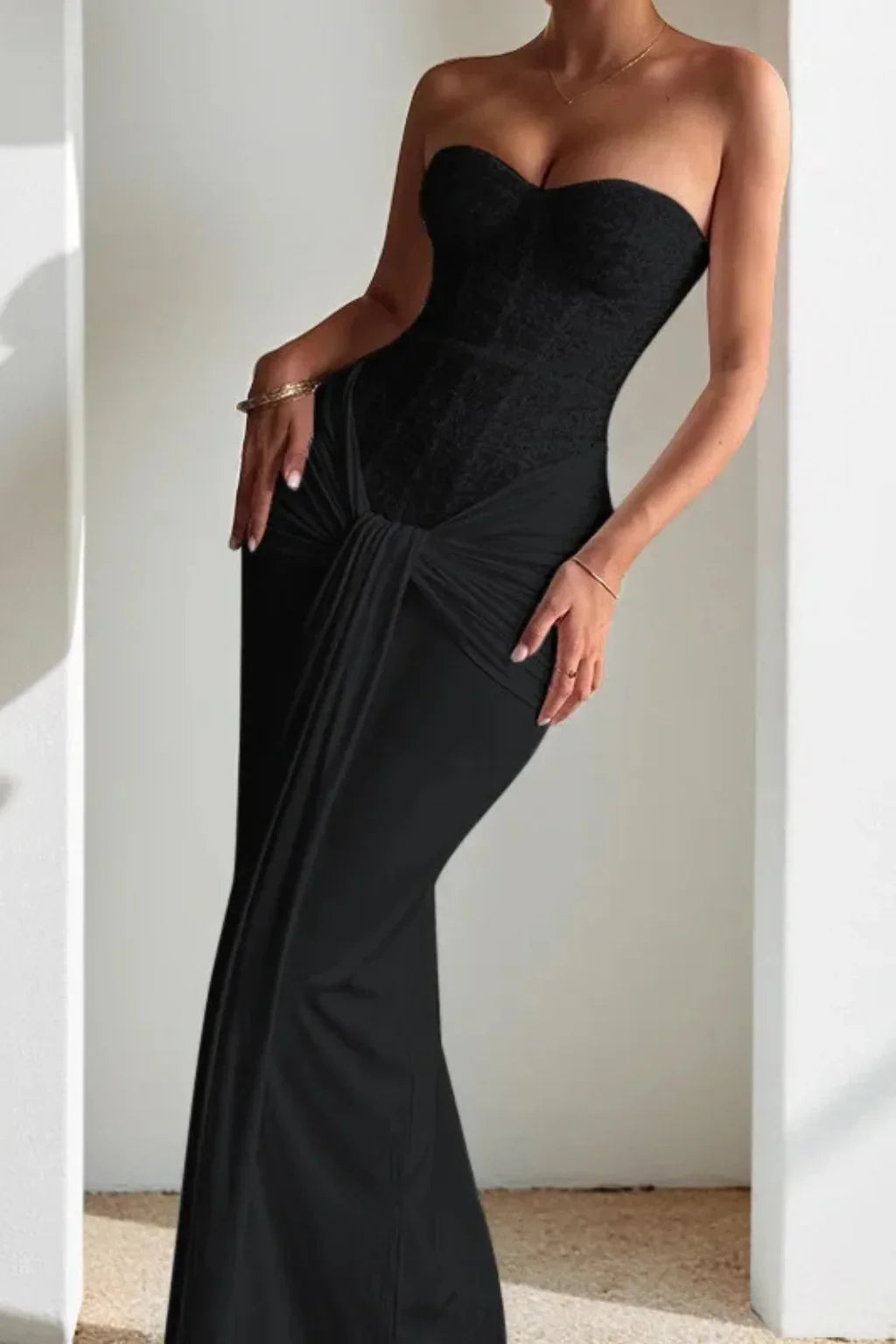 Jocelyn | Robe Longue Bustier Corset