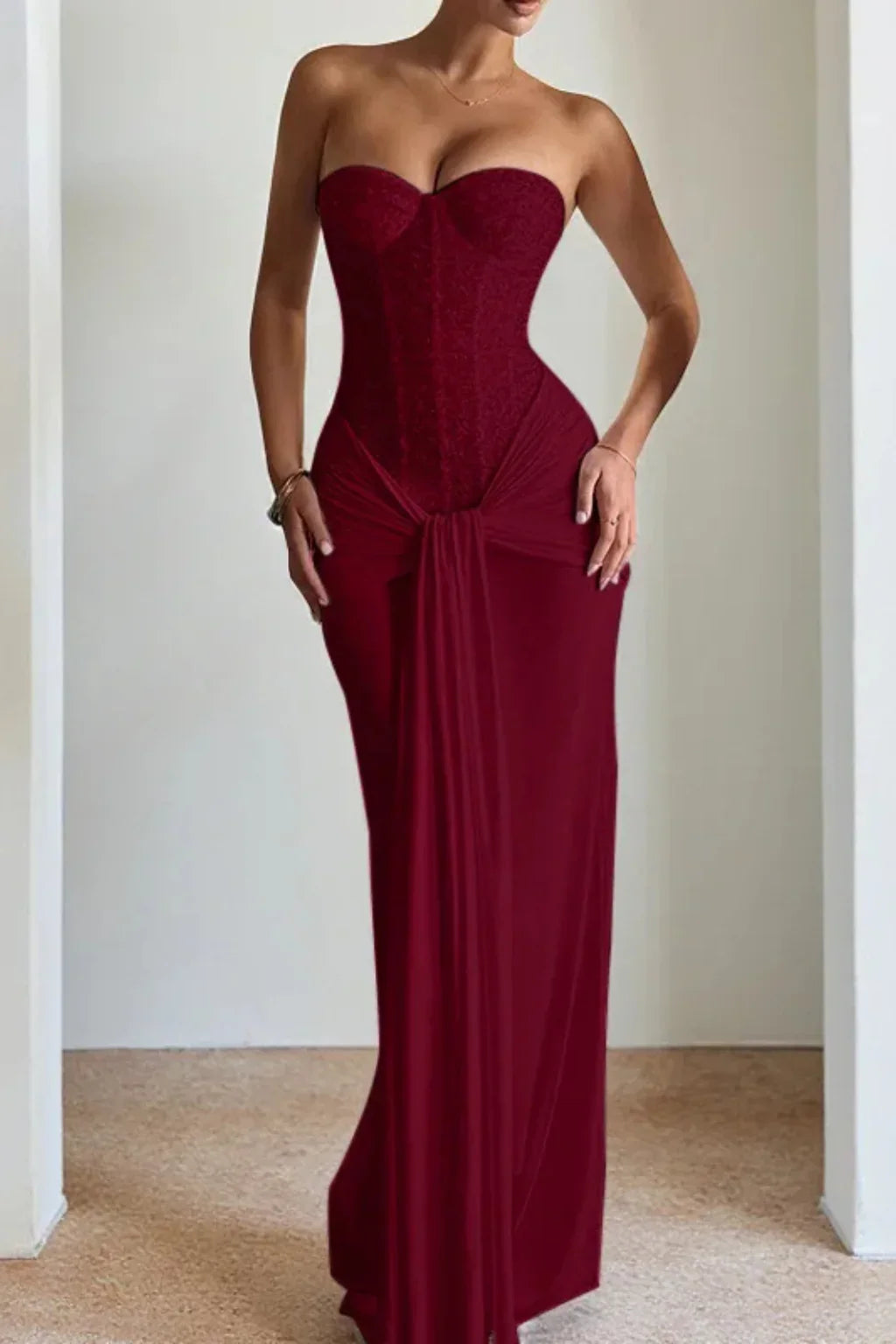 Jocelyn | Robe Longue Bustier Corset