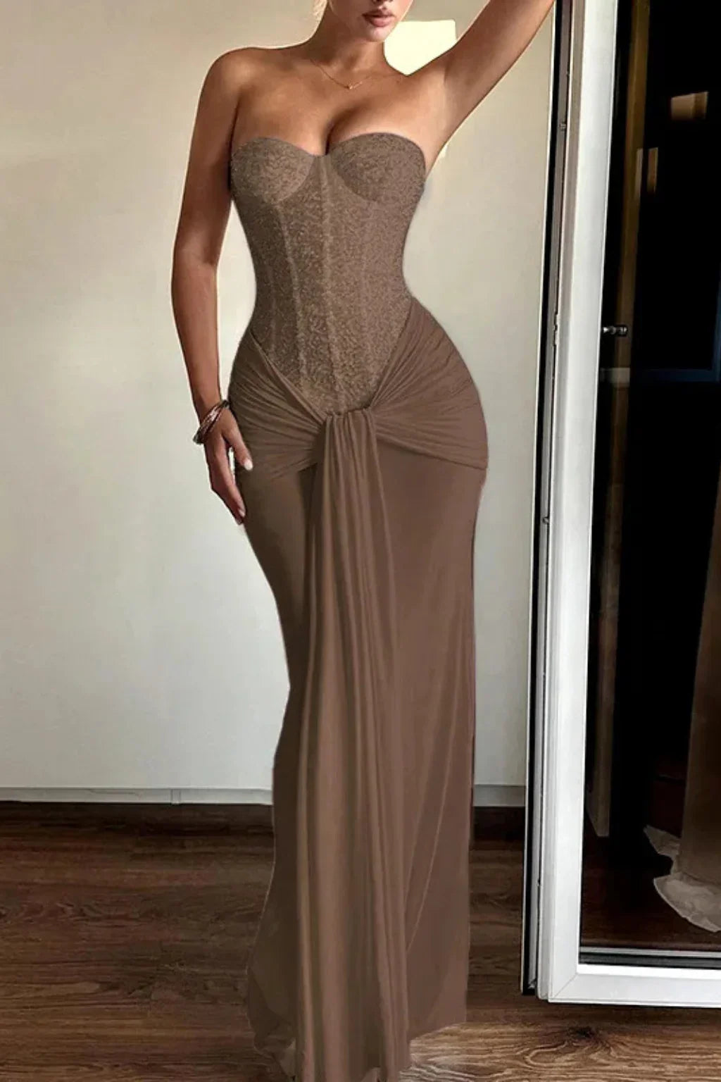 Jocelyn | Robe Longue Bustier Corset