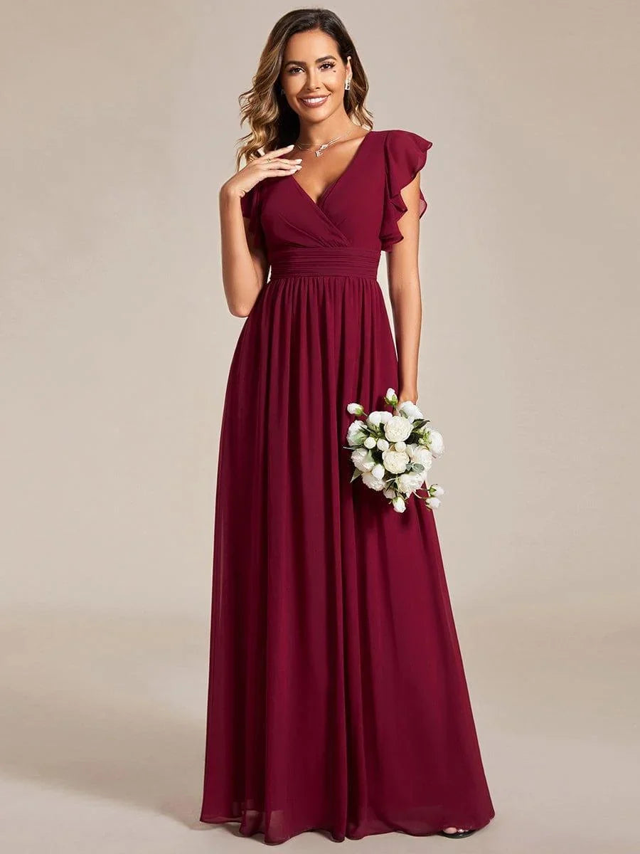Robe Longue en Mousseline Dos Nu