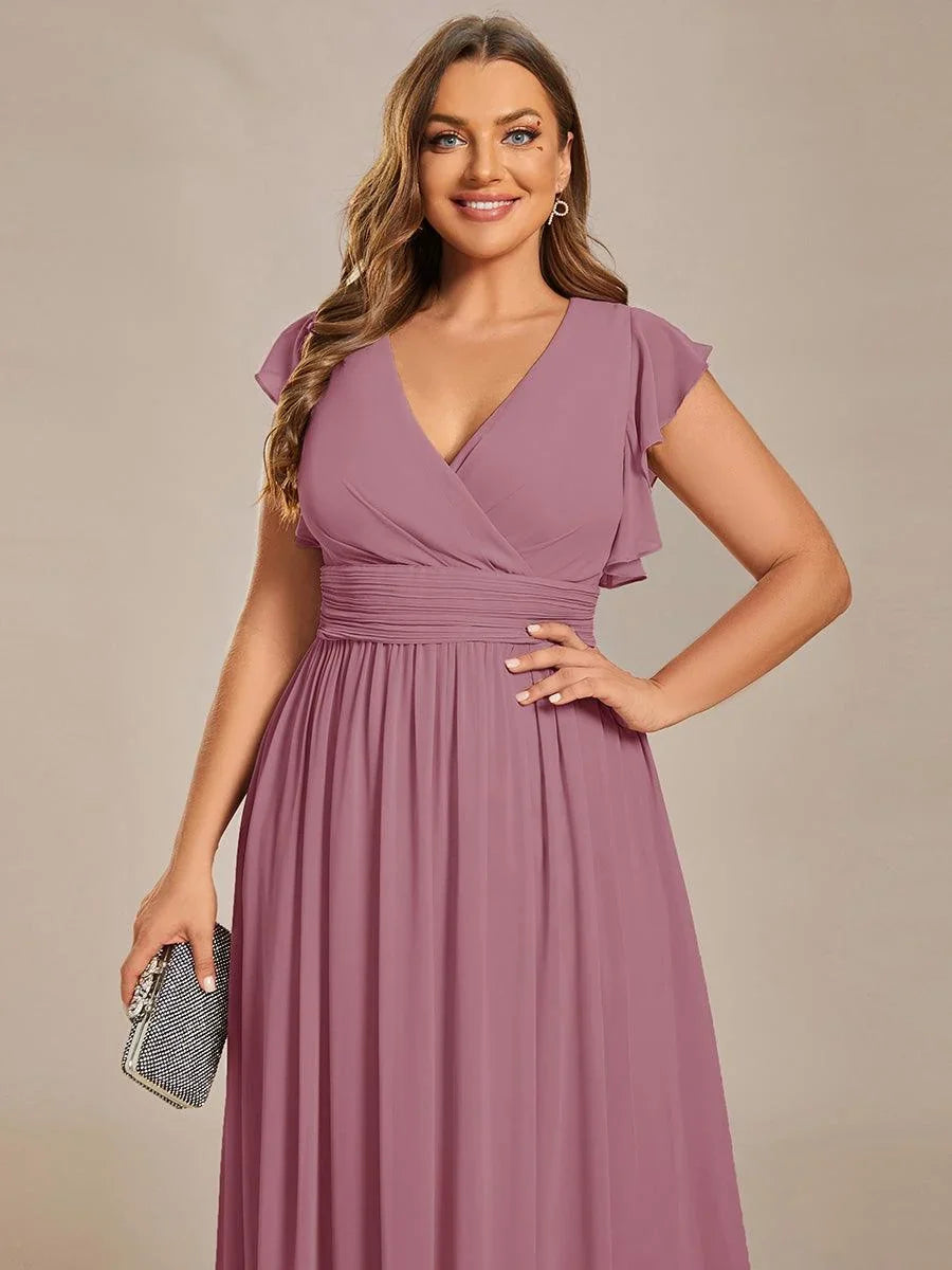 Robe Longue en Mousseline Dos Nu
