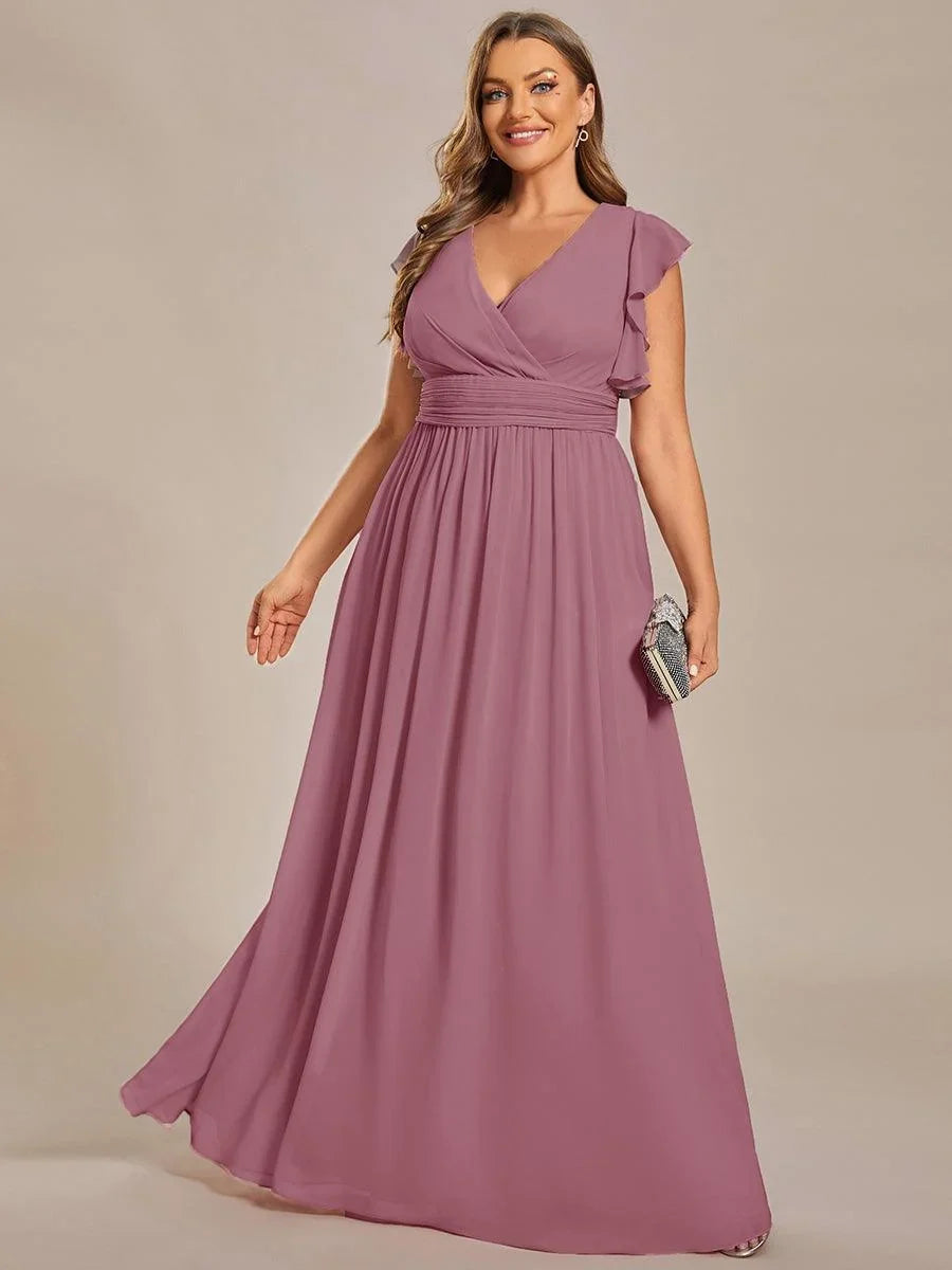 Robe Longue en Mousseline Dos Nu