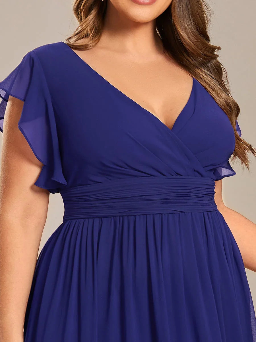Robe Longue en Mousseline Dos Nu