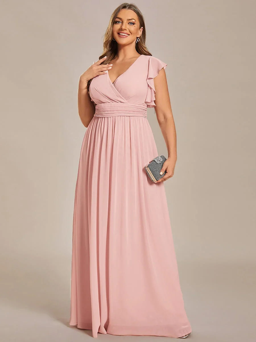 Robe Longue en Mousseline Dos Nu