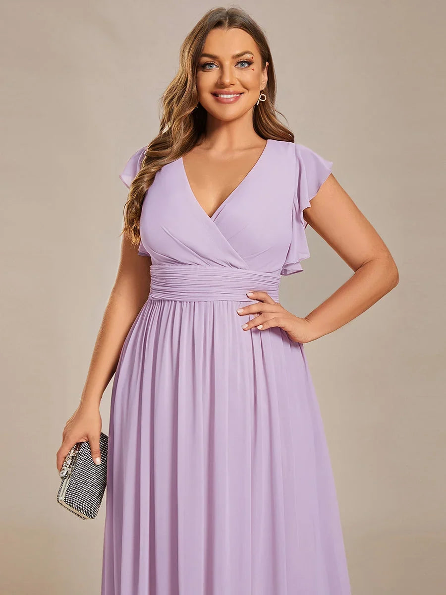 Robe Longue en Mousseline Dos Nu