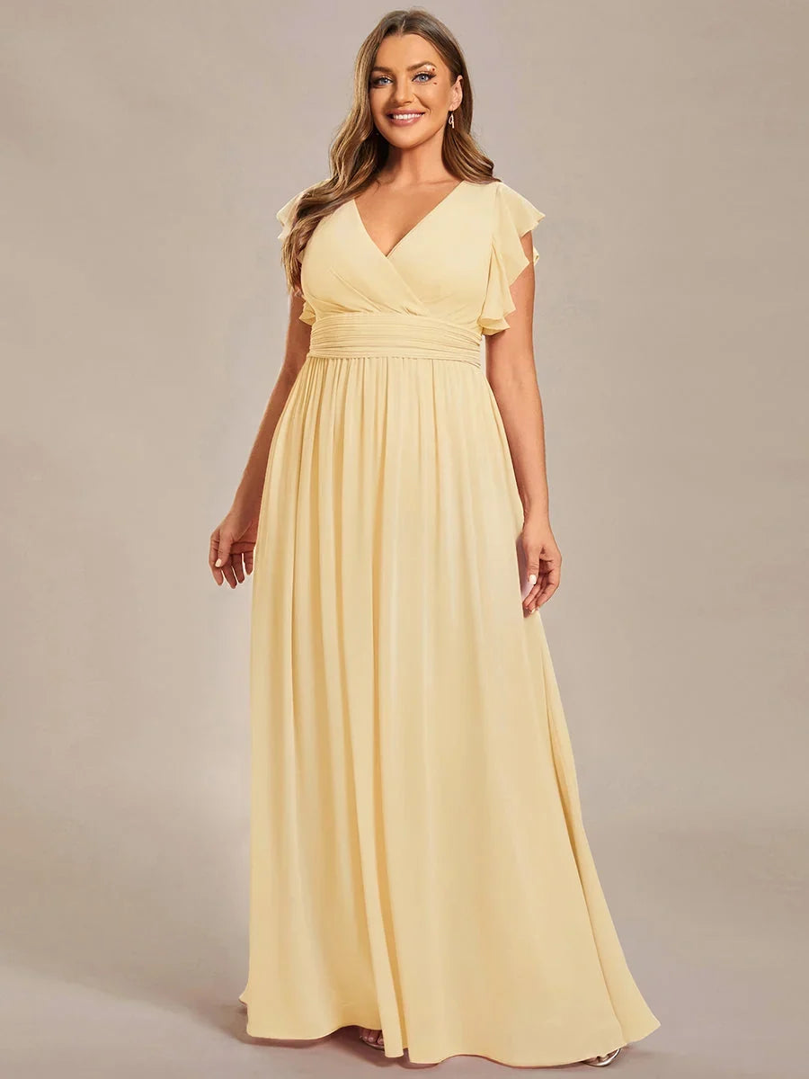 Robe Longue en Mousseline Dos Nu