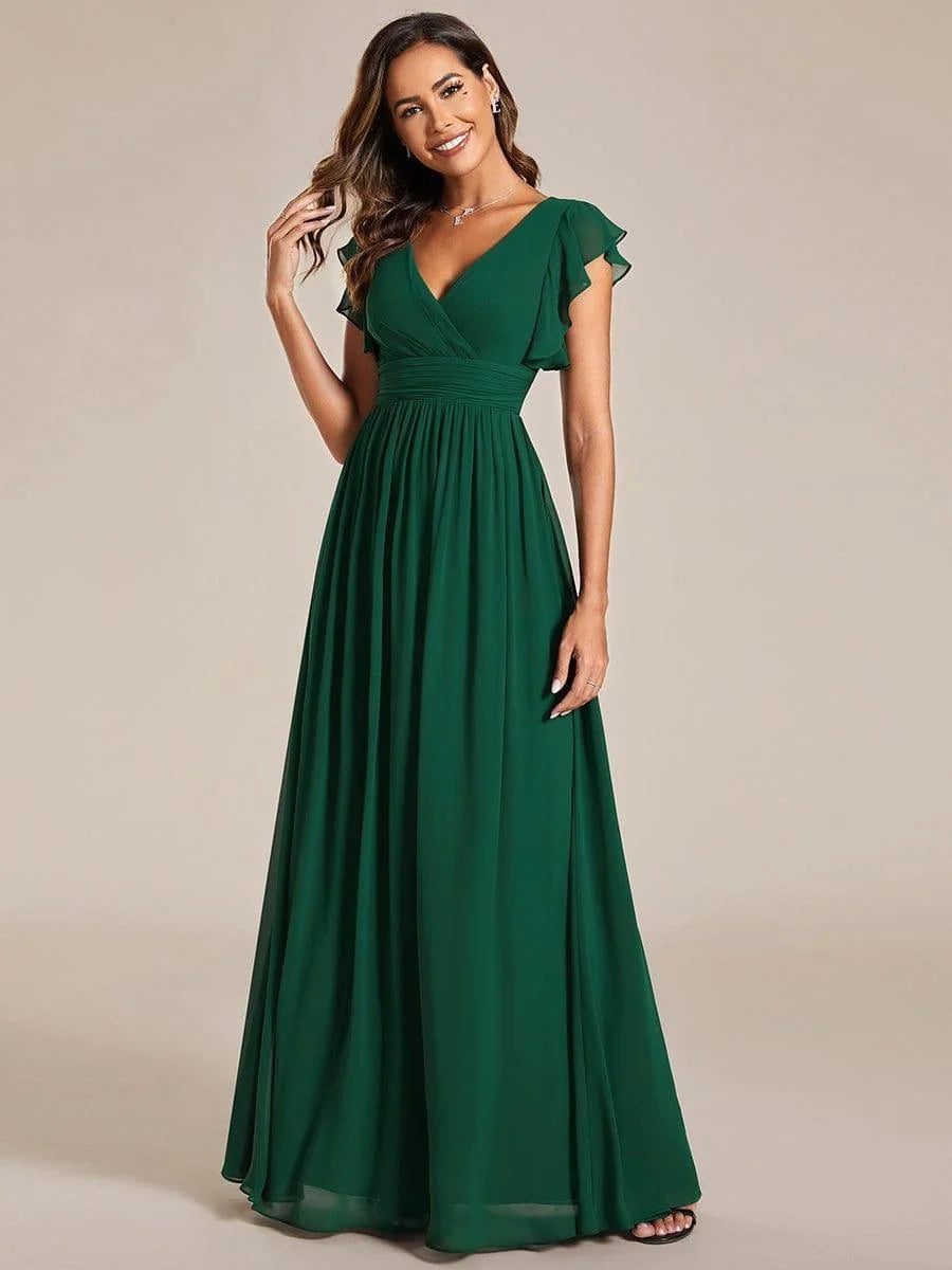 Robe Longue en Mousseline Dos Nu
