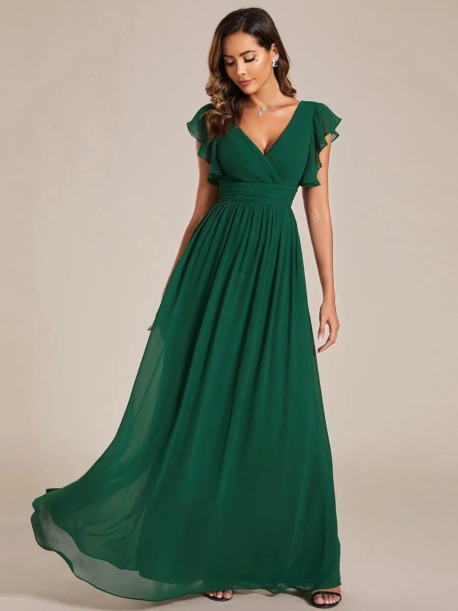 Robe Longue en Mousseline Dos Nu