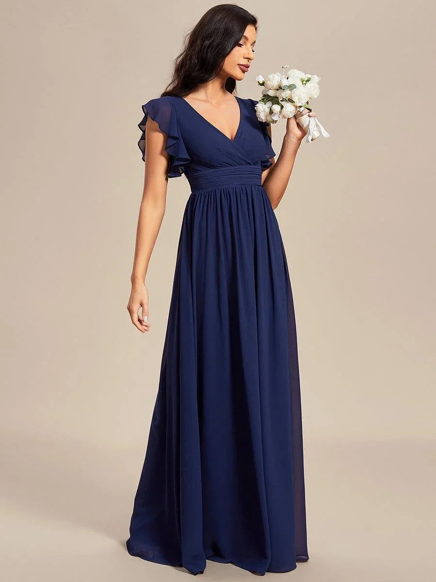 Robe Longue en Mousseline Dos Nu