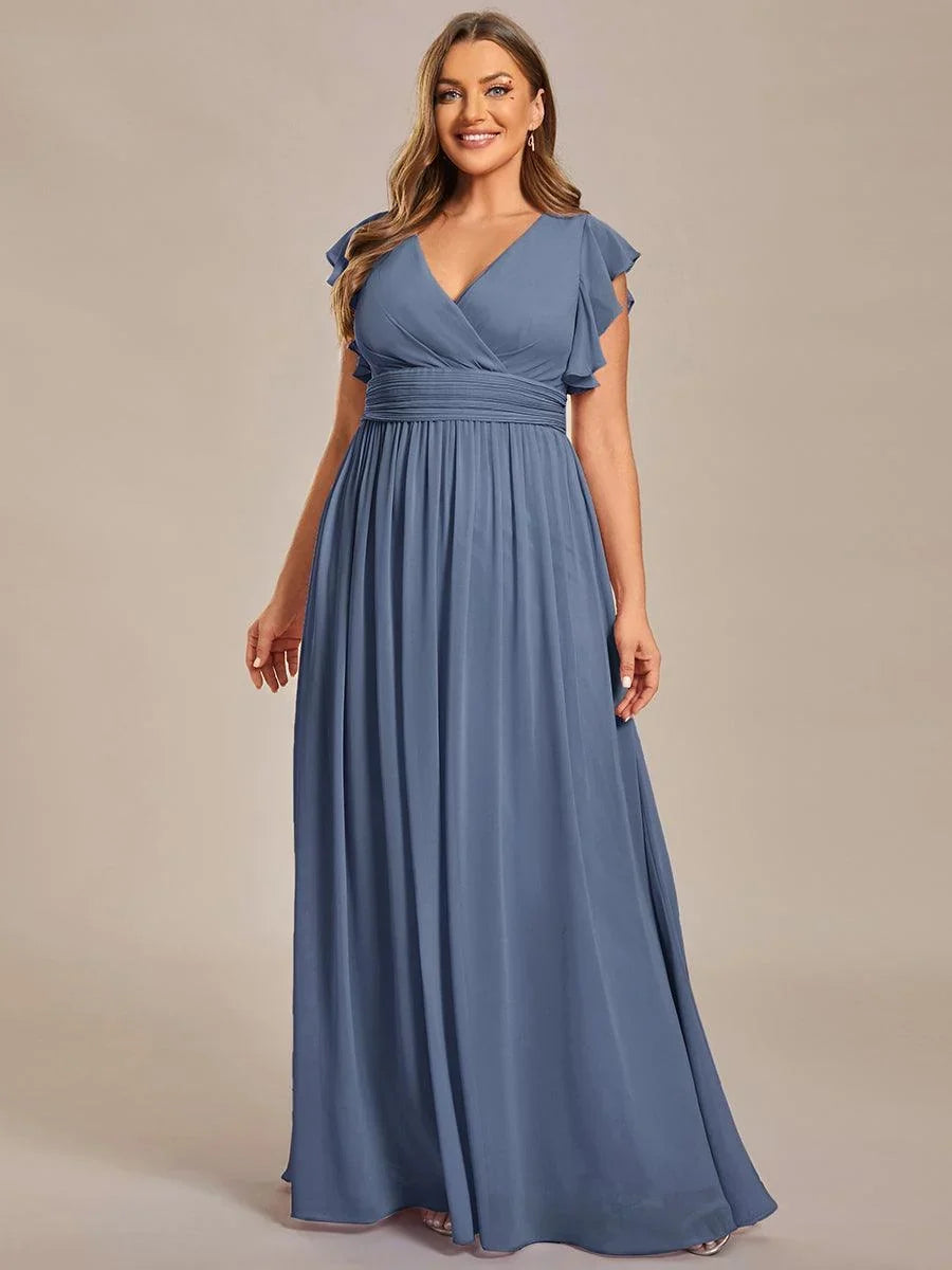 Robe Longue en Mousseline Dos Nu