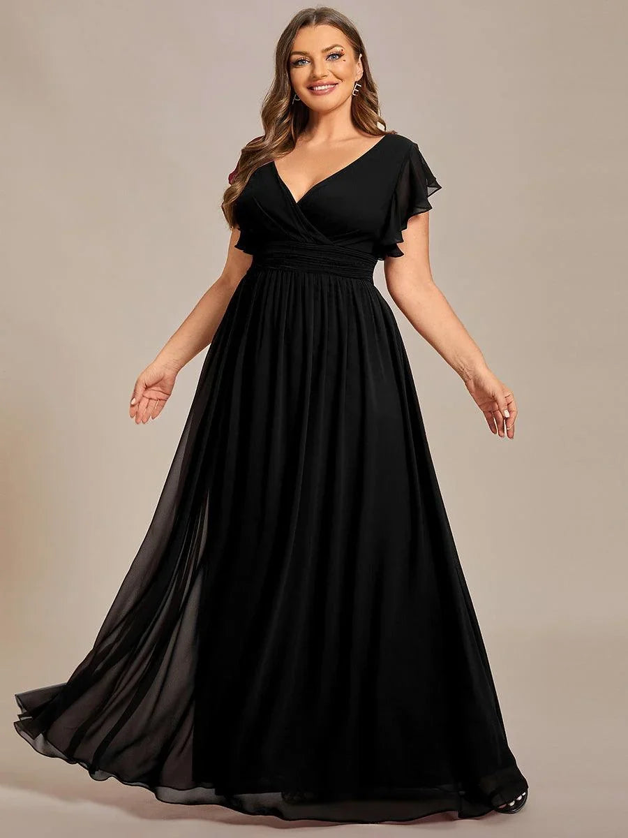 Robe Longue en Mousseline Dos Nu