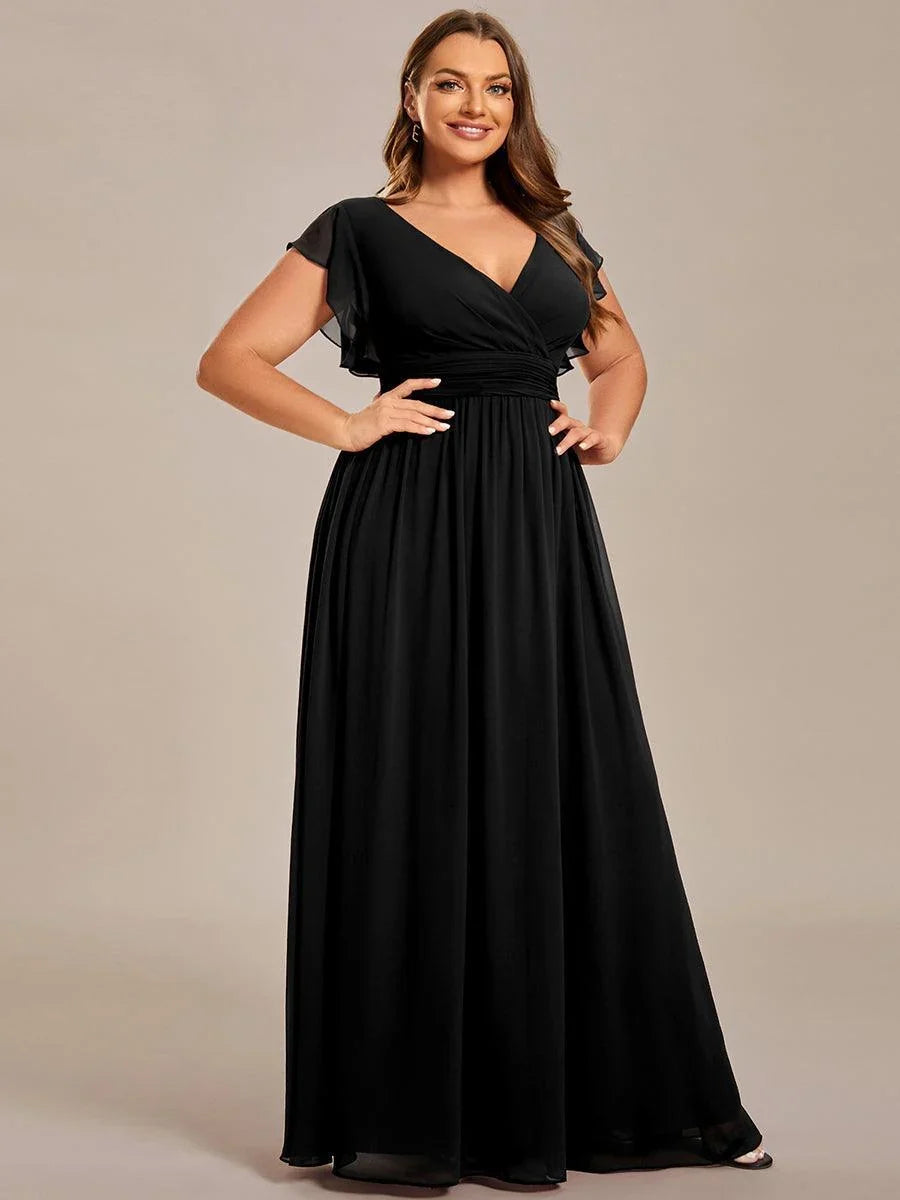 Robe Longue en Mousseline Dos Nu