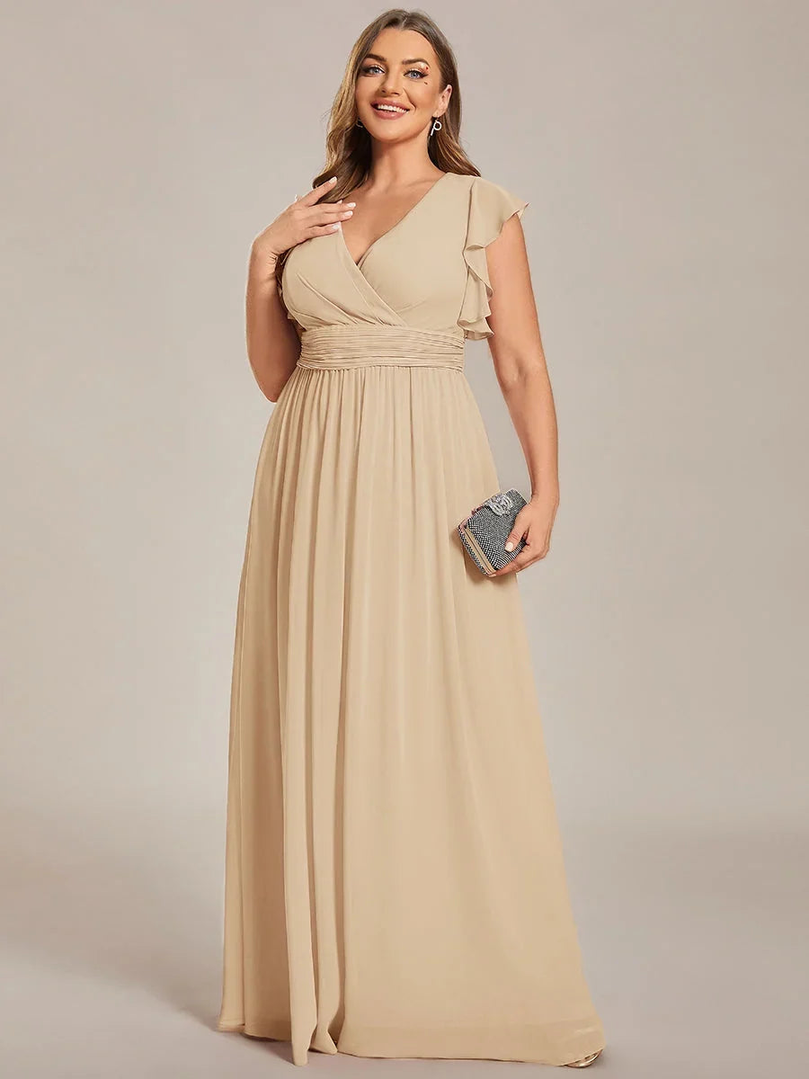 Robe Longue en Mousseline Dos Nu